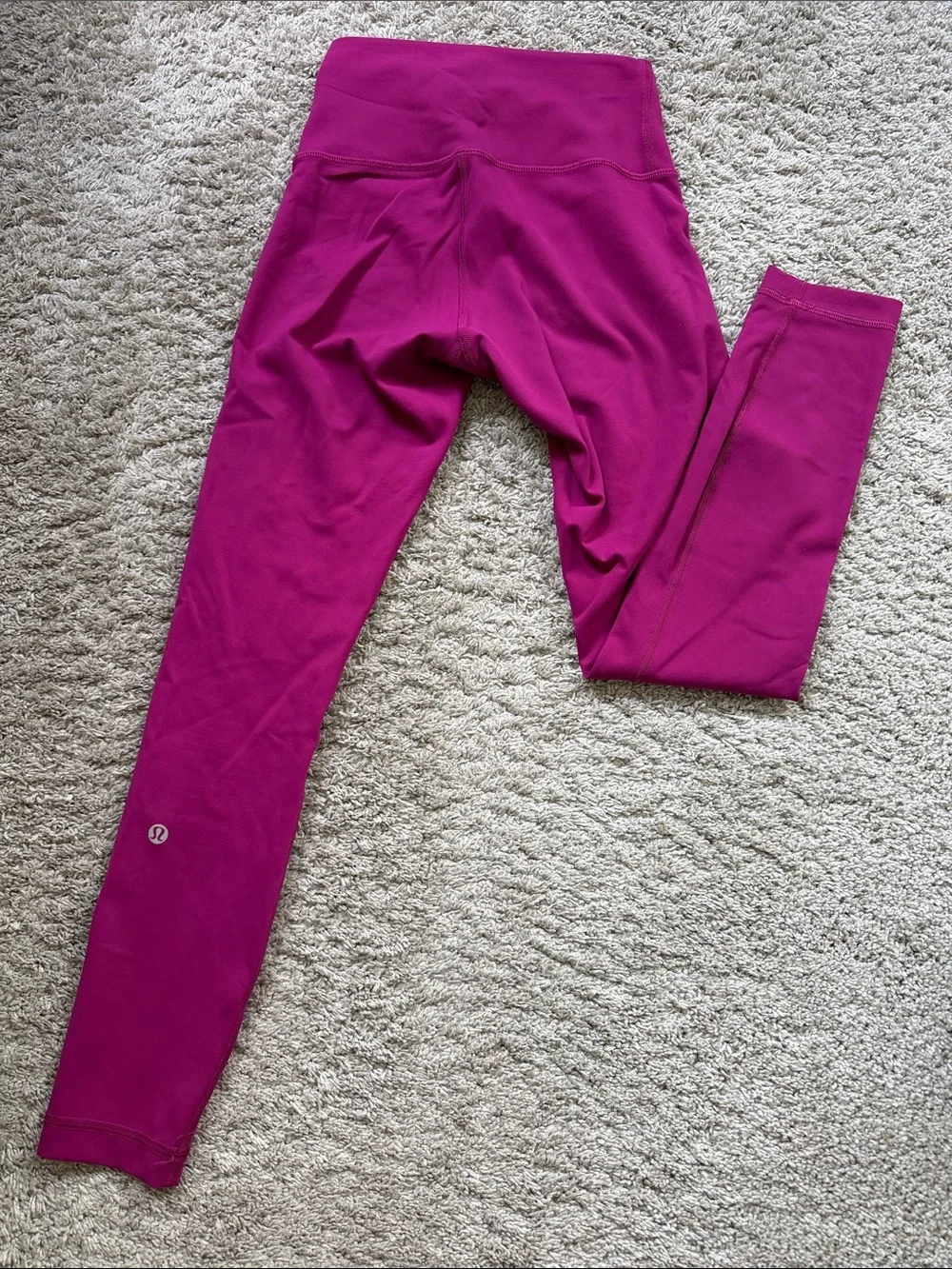 lululemon athletica Women’s Raspberry/Pink Athletic Leggings - Picture 2 of 5